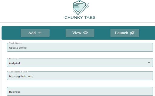 Chunky Tabs screenshot 1