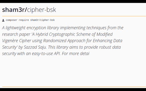 Cipher BSK screenshot 1