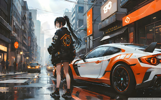 City Girl by the Supercar screenshot 1