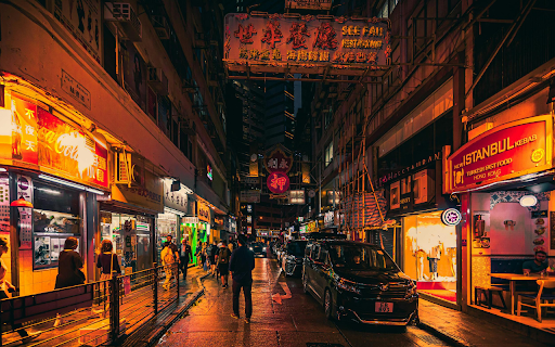 City Street Photo during Nighttime screenshot 1