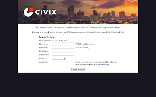 Civix Machine Identity Validator screenshot 1