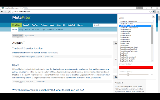 ClaroRead Chrome screenshot 1
