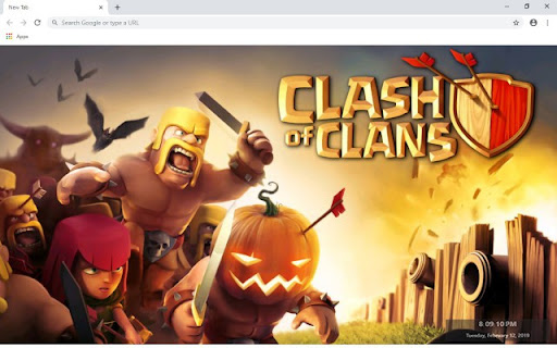 clash of clans wallpaper New Tab 2021 screenshot 1