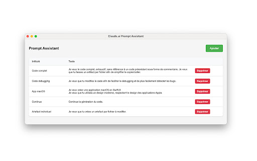 Claude Suggestions screenshot 1