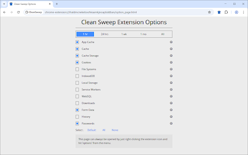 Clean Sweep screenshot 1