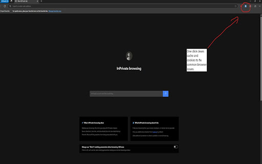 Clear Cache & Cookies screenshot 1