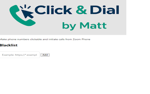 Click and Dial By Matt screenshot 1