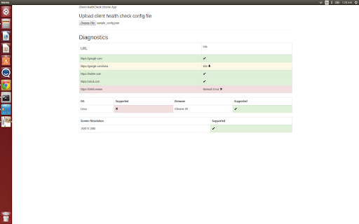 Client Health Checker screenshot 1