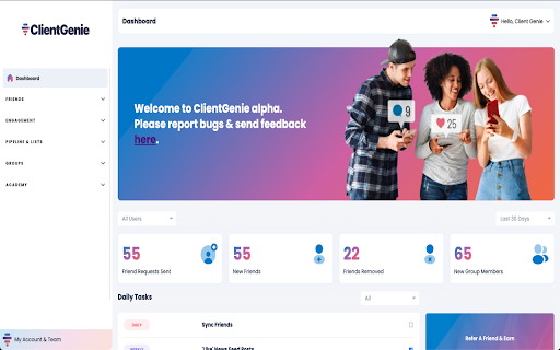 ClientGenie screenshot 1