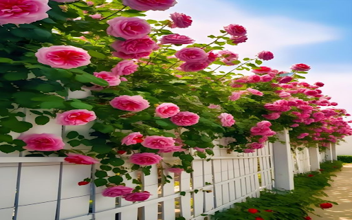 climbing roses wallpapers screenshot 1