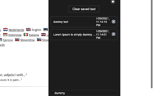 Clipboard History screenshot 1