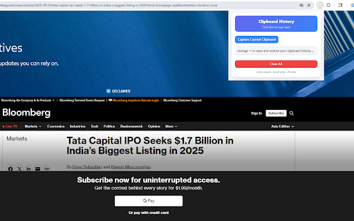 Clipboard History Manager screenshot 1