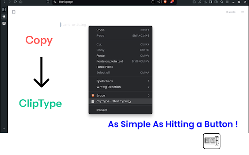 ClipType screenshot 1