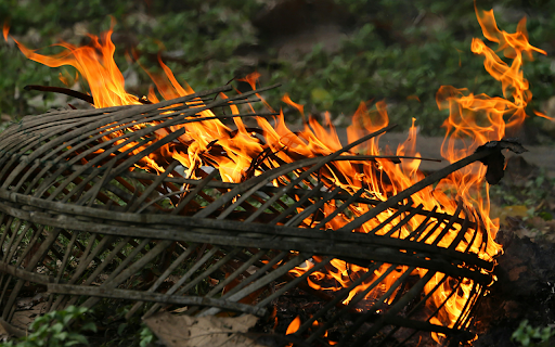 Close-up of Burning Wooden Fence screenshot 1