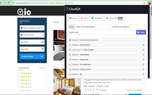 CloudQA | The Functional Testing Cloud screenshot 1