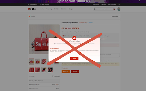 CNFans Warning Remover screenshot 1