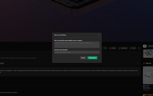 CoCite - YouTube Citations screenshot 1