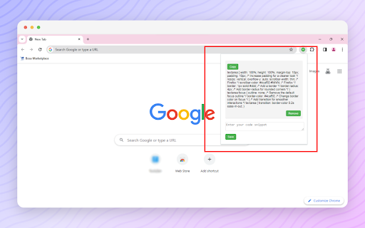 Code Snippet Saver screenshot 1