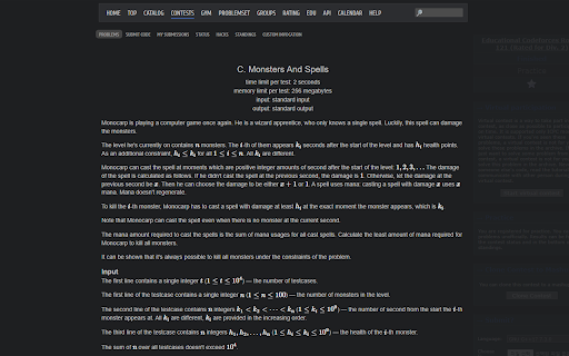 Codeforces Zen mode screenshot 1