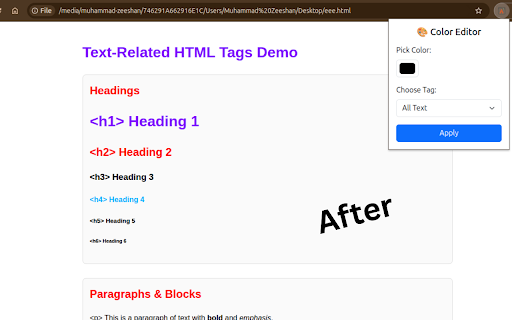 Color Editor screenshot 1