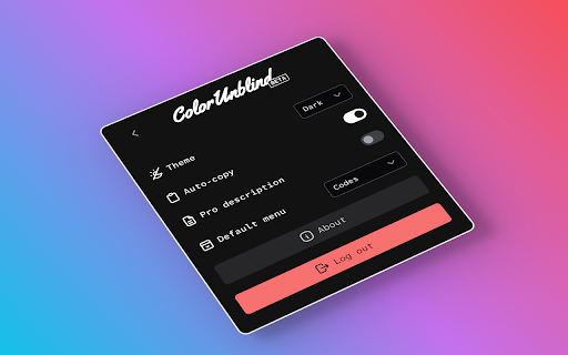 Color picker - COLORUNBLIND screenshot 1