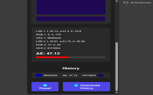 Color Picker & Comparator screenshot 1