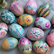 Colored eggs logo