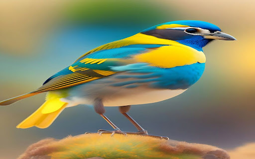 colorful bird wallpaper screenshot 1