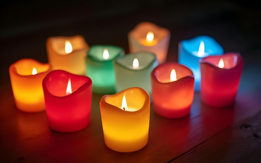 Colorful candles screenshot 1