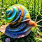 colorful snail wallpaper logo
