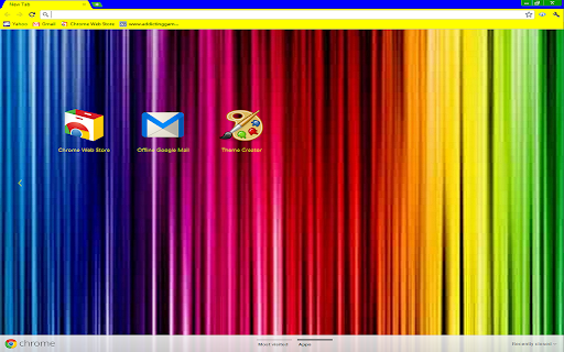 Colorful theme screenshot 1