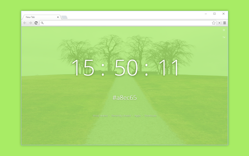 Colour New Tab screenshot 1
