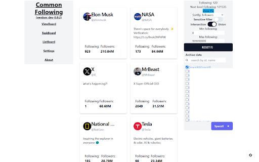 CommonFollowing screenshot 1