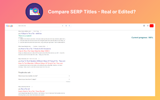 Compare SERP Titles screenshot 1