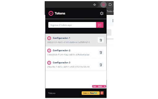 Consul Tokens screenshot 1