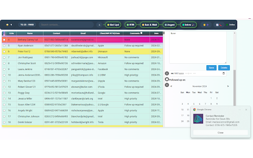 Contact Manager screenshot 1