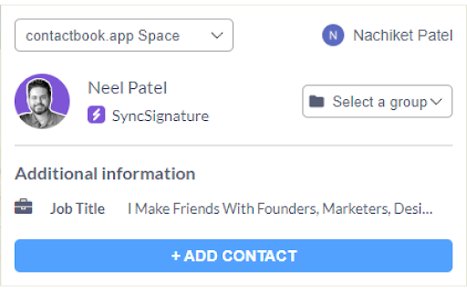 ContactBook - Contacts extractor screenshot 1