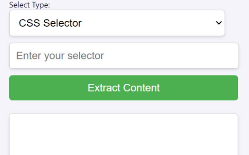 Content Extractor screenshot 1