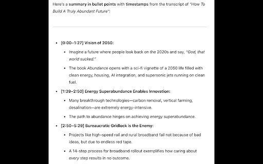 Content Summarizer (YT & Articles) screenshot 1