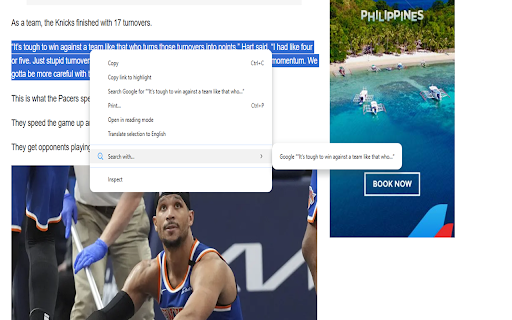 Context Menu Search screenshot 1