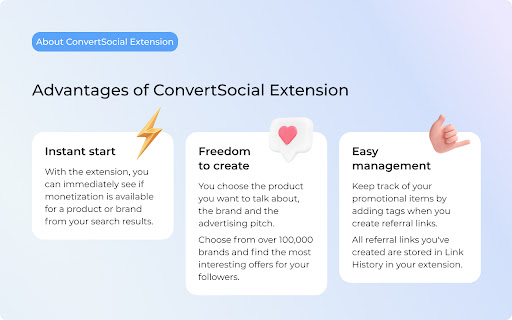 ConvertSocial Extension screenshot 1