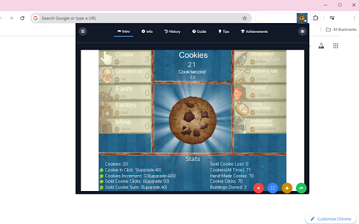 Cookie Clicker EE Unblocked Game screenshot 1