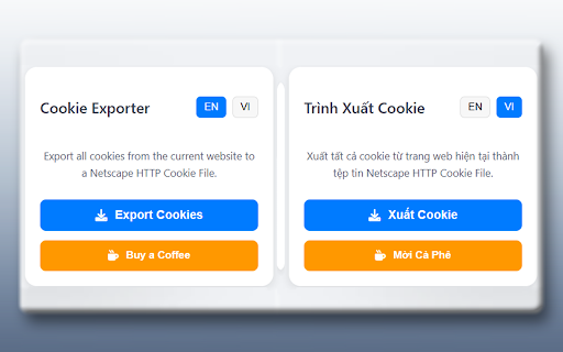 Cookie Exporter screenshot 1