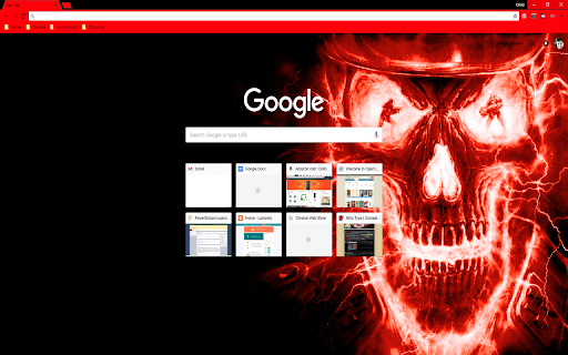 Cool Red Skull screenshot 1