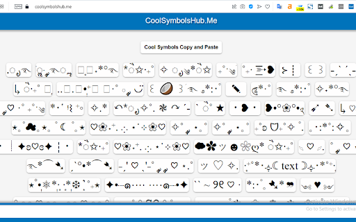 Cool Symbols screenshot 1