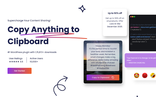Copy Anything to Clipboard screenshot 1