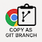 Copy as Git Branch logo
