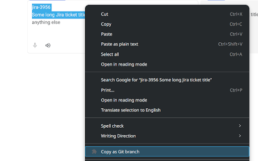 Copy as Git Branch screenshot 1