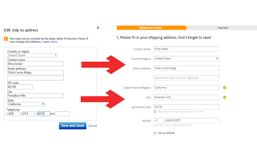 Copy - paste orders From ebay to aliexpress screenshot 1
