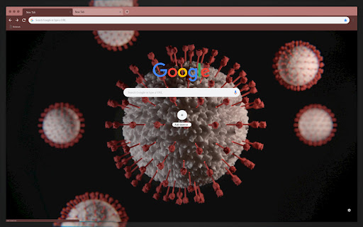 Corona virus. Covid-19. Black screenshot 1